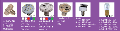 Светодиодные LED лампы Е14 и лампы накаливания Е14
