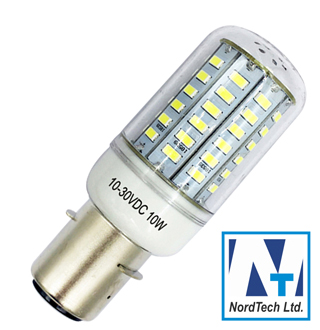  LED P28s 10-30v DC (85-265v AC)