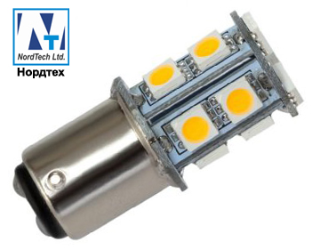  LED  Ba15d 14 smd