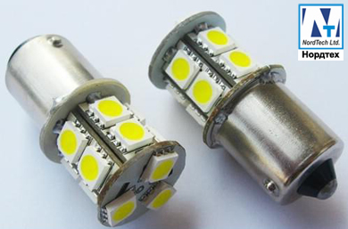 Лампа LED светодиодная Ba15s 13 smd