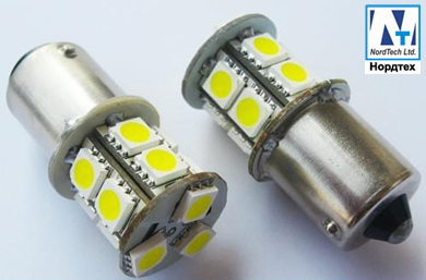  LED  Ba15s 13 smd