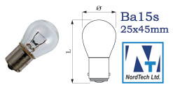  Ba15s 48v 25x45